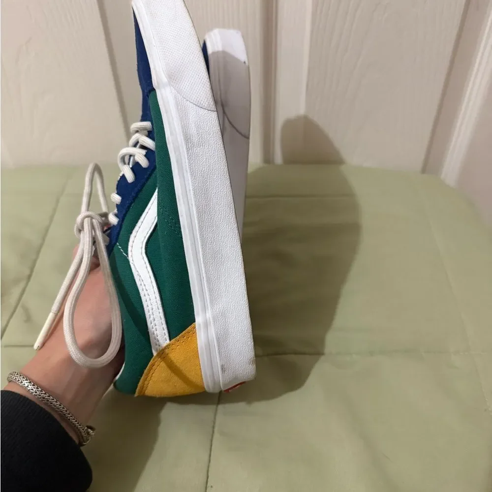 Vans Blue and Green Sneakers YACHT CLUB OLD SKOOL